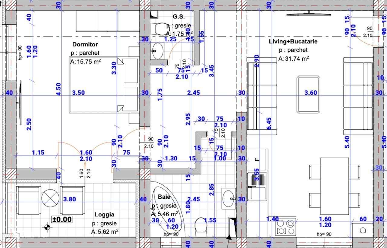 Ap 2 cam cu incalz. pardoseala + 2 bai, 2 balcoane, gradina - z. buna-3