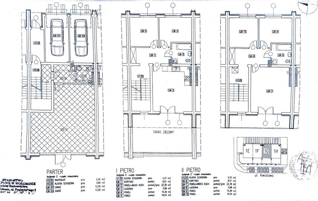 Segment z dwoma mieszkaniami (2x 56m2) – Ząbki – 4 miejsca postojowe-16