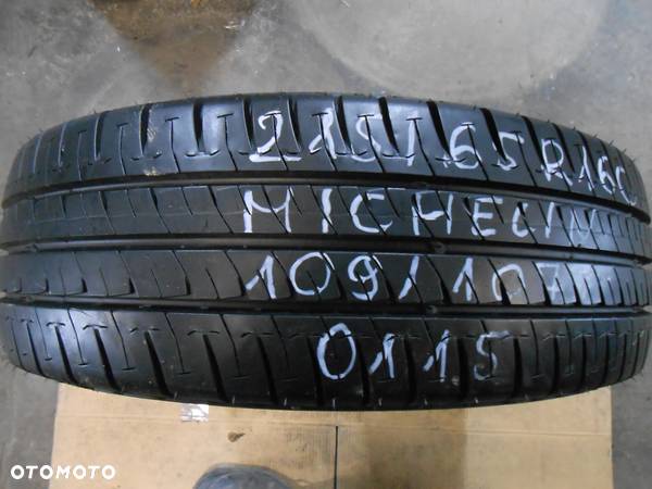 OPONA POJEDYNKA  215/65R16C MICHELIN AGILIS  DOT 1015 10MM - 1