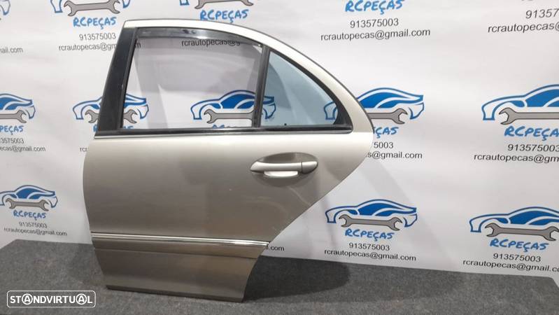 PORTA PORTAS TRASEIRA TRÁS ESQUERDA MERCEDES BENZ CLASS C W203 SEDAN CARRO A2037300705 2037300705 FECHO ELEVADOR MOTOR PUXADOR VIDRO - 4