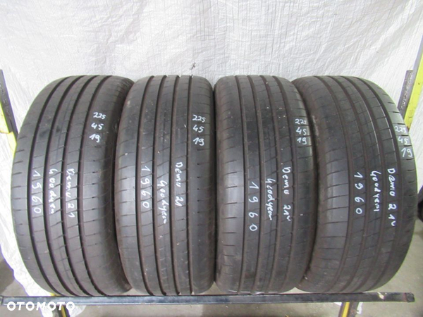 DEMO 4x Goodyear Eagle F1 Asymetric 5 225/45/19 96W nr.1960 21 rok JAK NOWE - 1