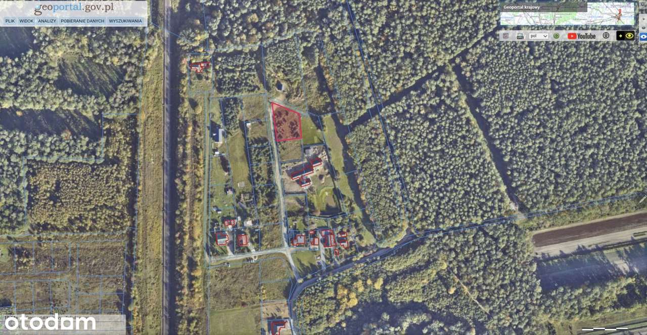 Wyjątkowa działka w otoczeniu lasu  - ul. Wyspiańskiego-2