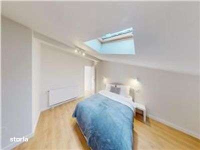 Penthouse de inchiriat - 2 camere, bucatarie separata, dressing - Imagine principală: 3/9