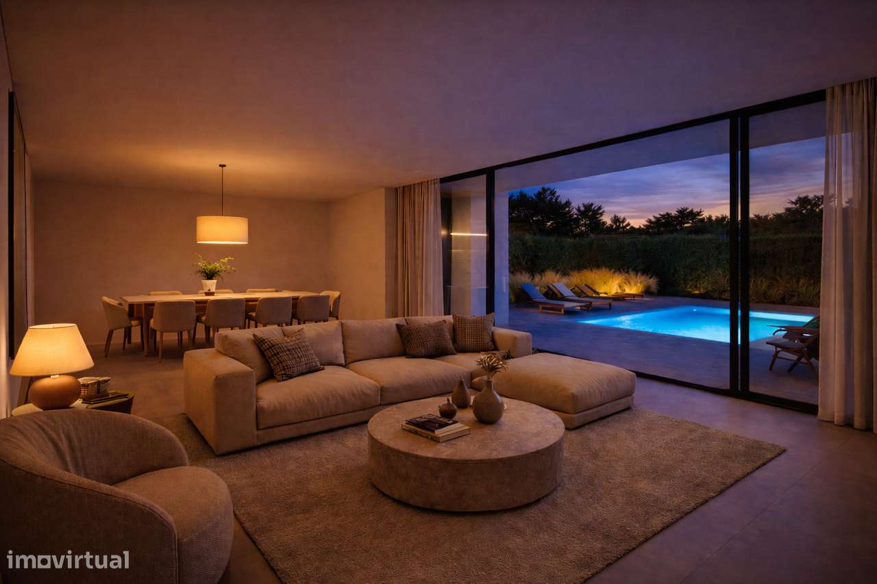 Moradia Térrea T3 + Escritório, com piscina e jardim-9