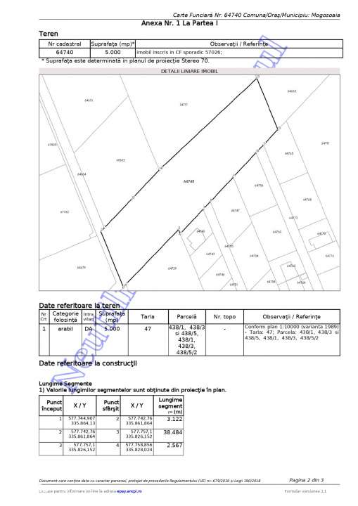 Mogosoaia-Teren 5.000 mp Str. Nichita Stanescu – Pretabil Proiect Im - Imagine principală: 3/3