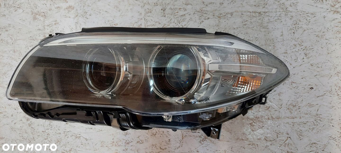 BMW 5 F10 F11 LIFT LCI LAMPA LEWA PRZÓD BI-XENON LED - 3