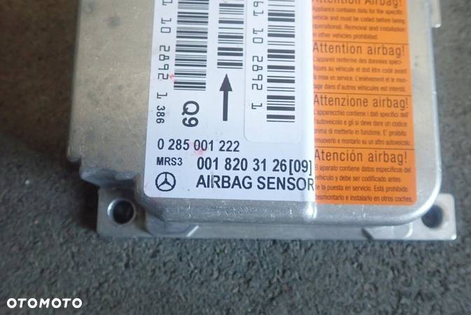 Moduł sensor AIRBAG MERCEDES A-KLASA A0018203126 - 2