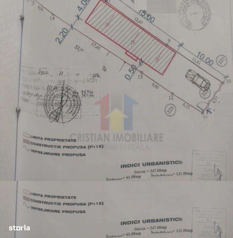 zona bd.Independentei-Bella Italia Teren 247 mp+Proiect Casa+Autorizat-0