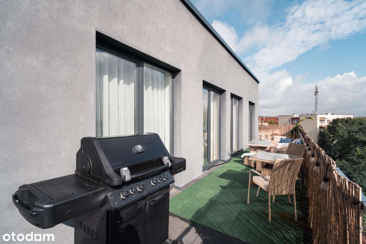 Nowoczesny apartament z pięknym dużym tarasem wysoki standard Sprawdź!-15