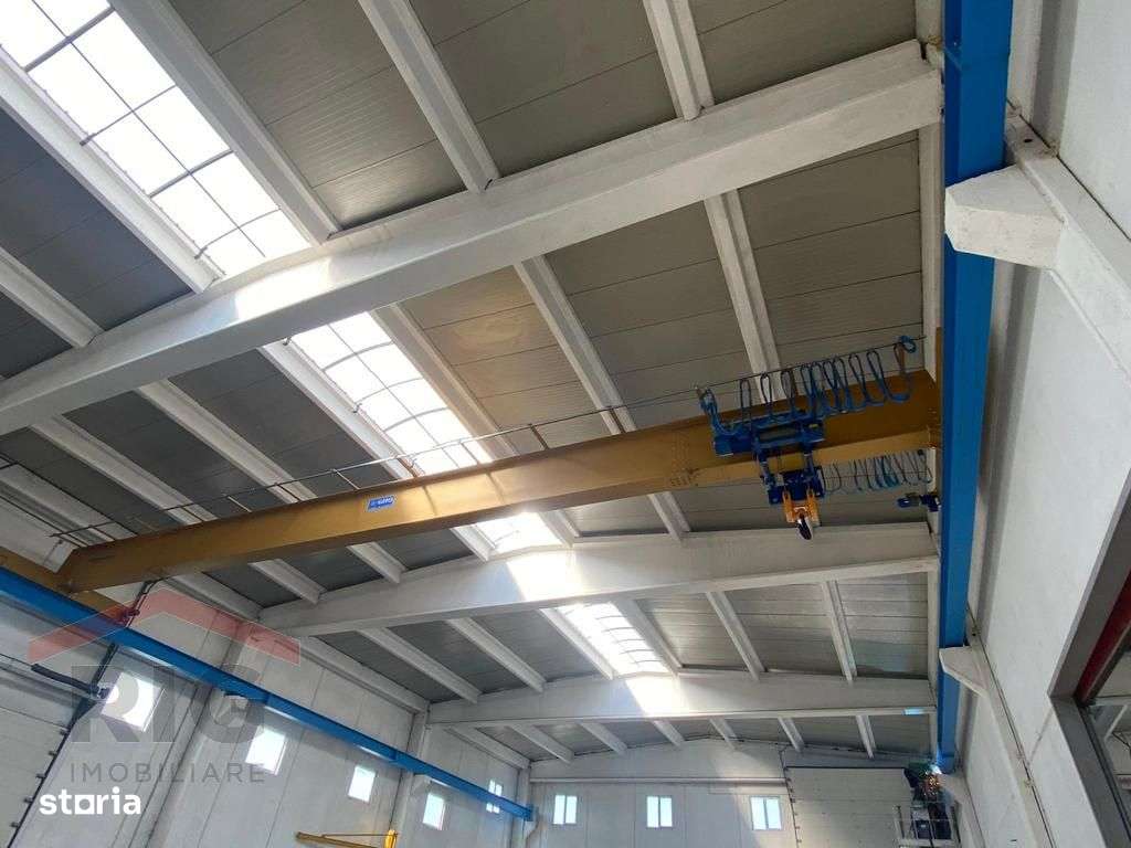 Hala industriala cu 2 poduri rulante de vanzare in zona Sagu - Imagine principală: 5/5