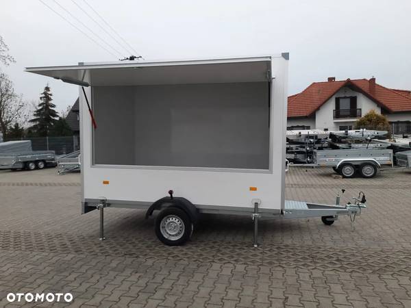 Niewiadów DOSTAWA! H75301 Przyczepa HANDLOWA gastronomiczna wym. 304x177x210! 1 klapa sprzedażowa, DMC 750kg, kat.B, bez przeglądów! - 5