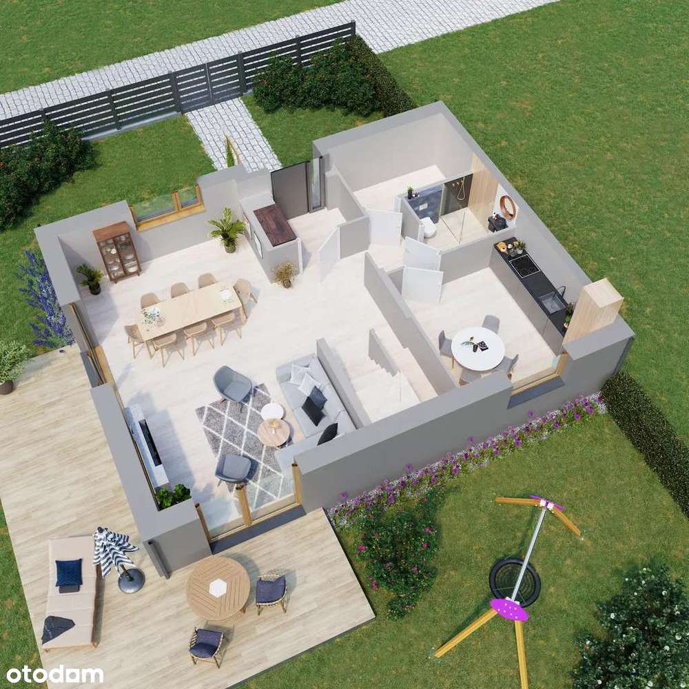 Dom 133 m², nowoczesna klasyka, jezioro, szkoła, sklep, szynobus - Pełny obrazek: 5/20