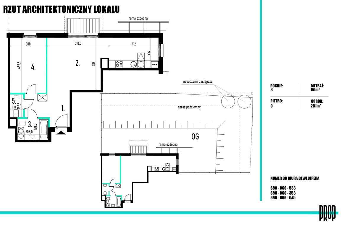 Targówek, Metro, 3pok i 281 m² ogrodu! Okazja! - Widok 6