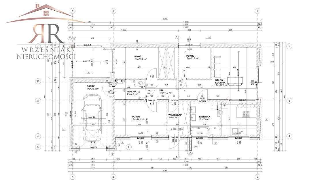 Nowe Parterowe Domy Jednorodzinne Mirów/ Cz-wa-6