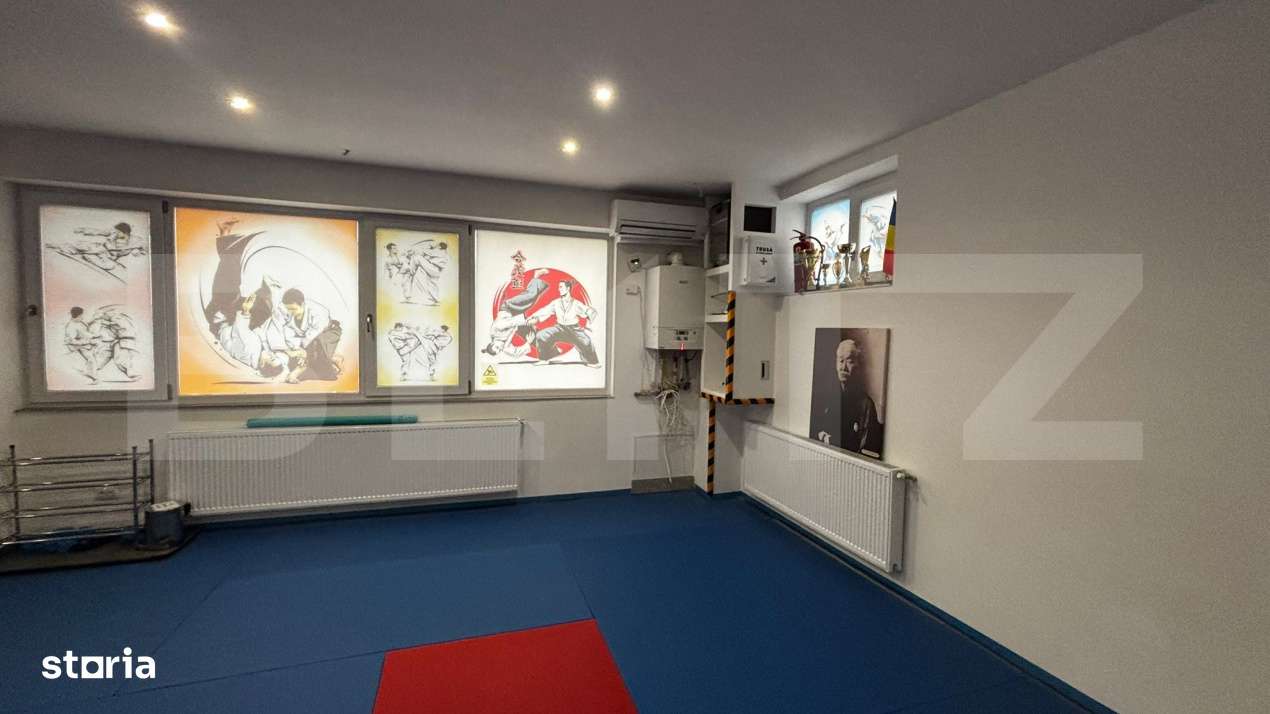 Spatiu comercial open space, demisol, 83 mpu, ideal fitness/studio - Imagine principală: 3/7