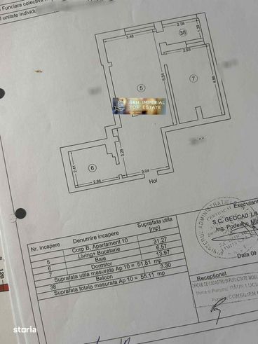 Apartament 2 camere semidecomandat Tomis Nord Bloc 2017 Loc de Parcare-5