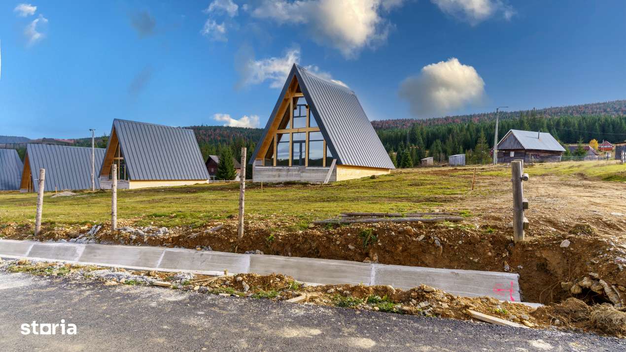 Cabana A-Frame, finisata, Smida - Imagine principală: 2/15