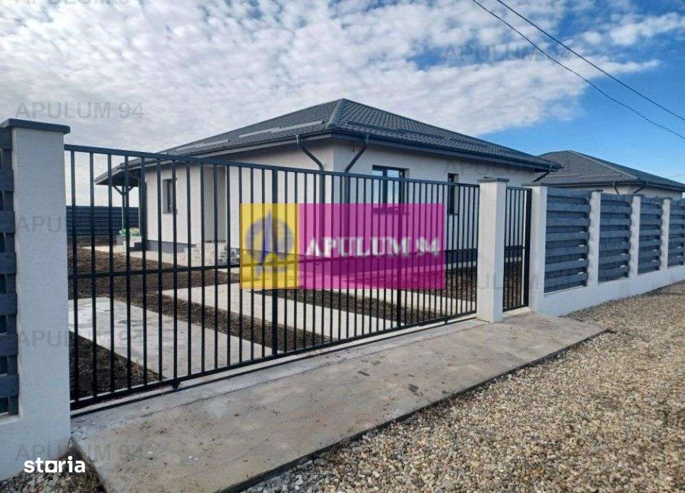 Săbăreni, casă nouă, 3 camere, 2 băi, terasă, CT, pivniță - Imagine principală: 1/8