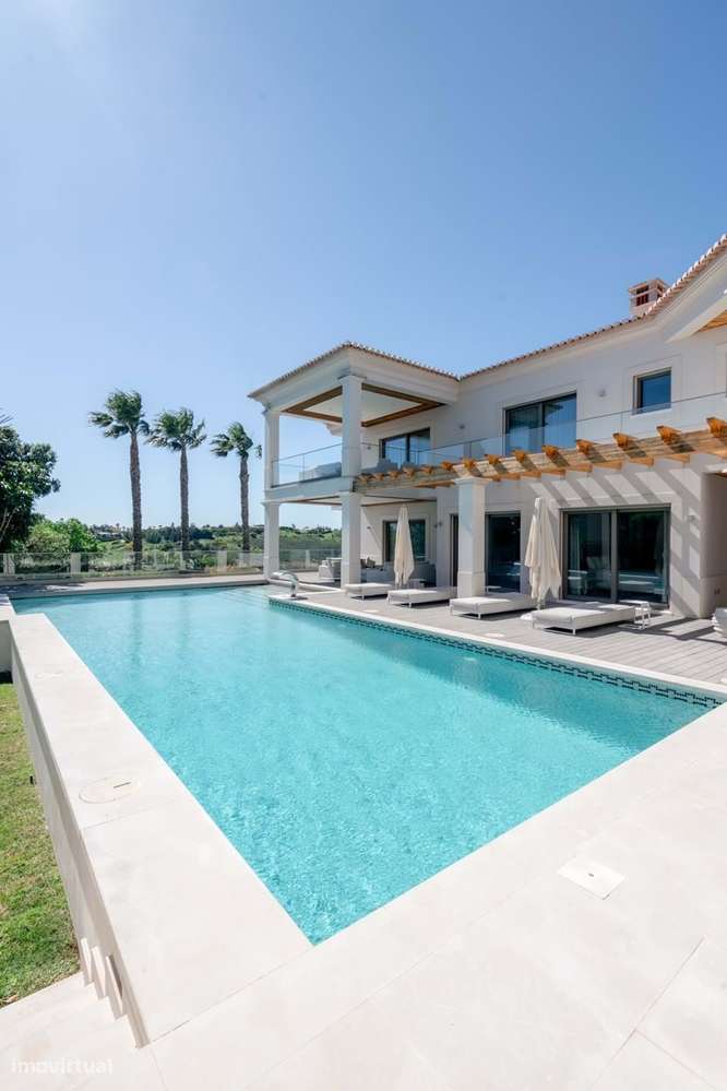Moradia de luxo com vista mar e golfe-9