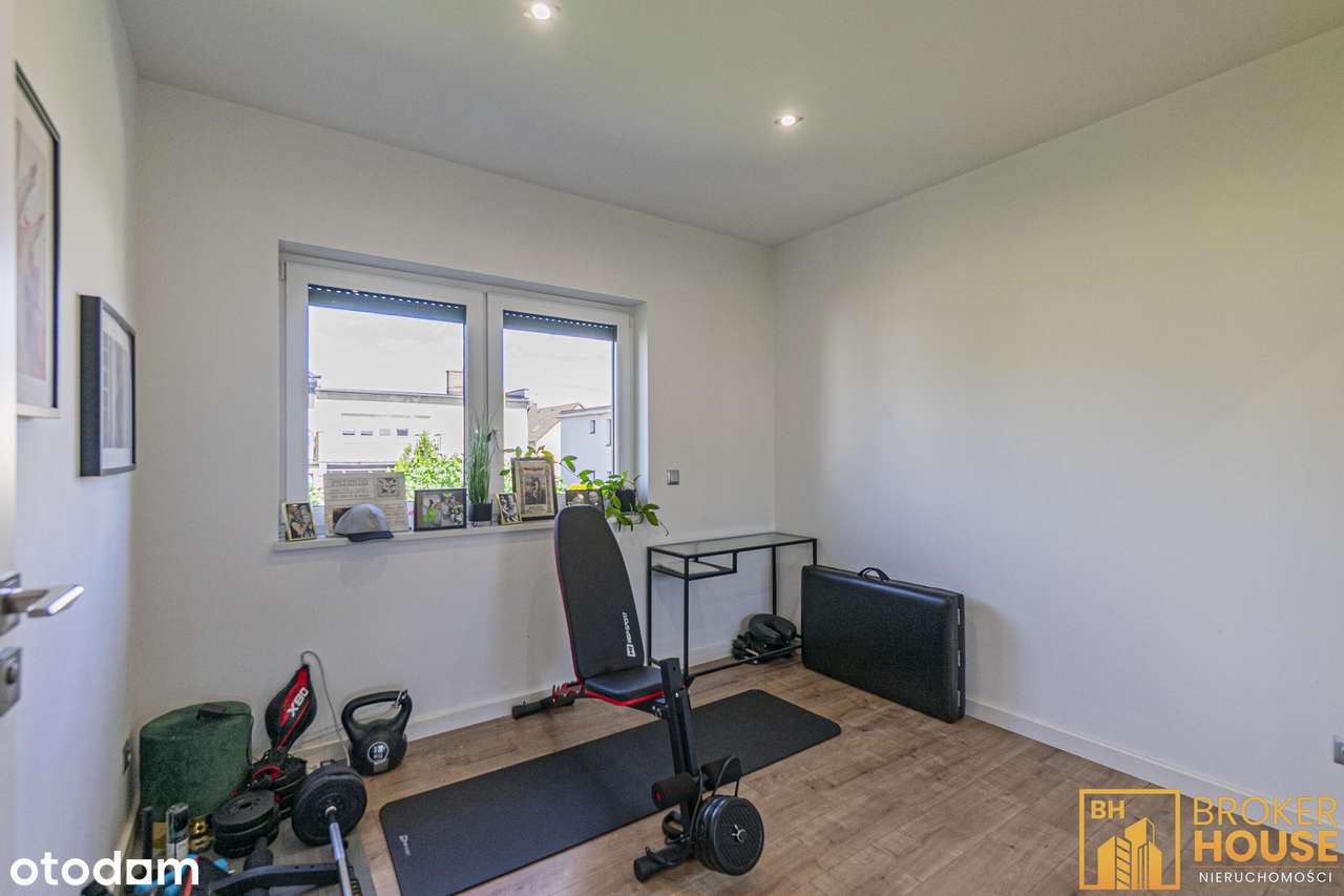 Nowoczesny dom w zabudowie bliźniaczej z ogrodem-12