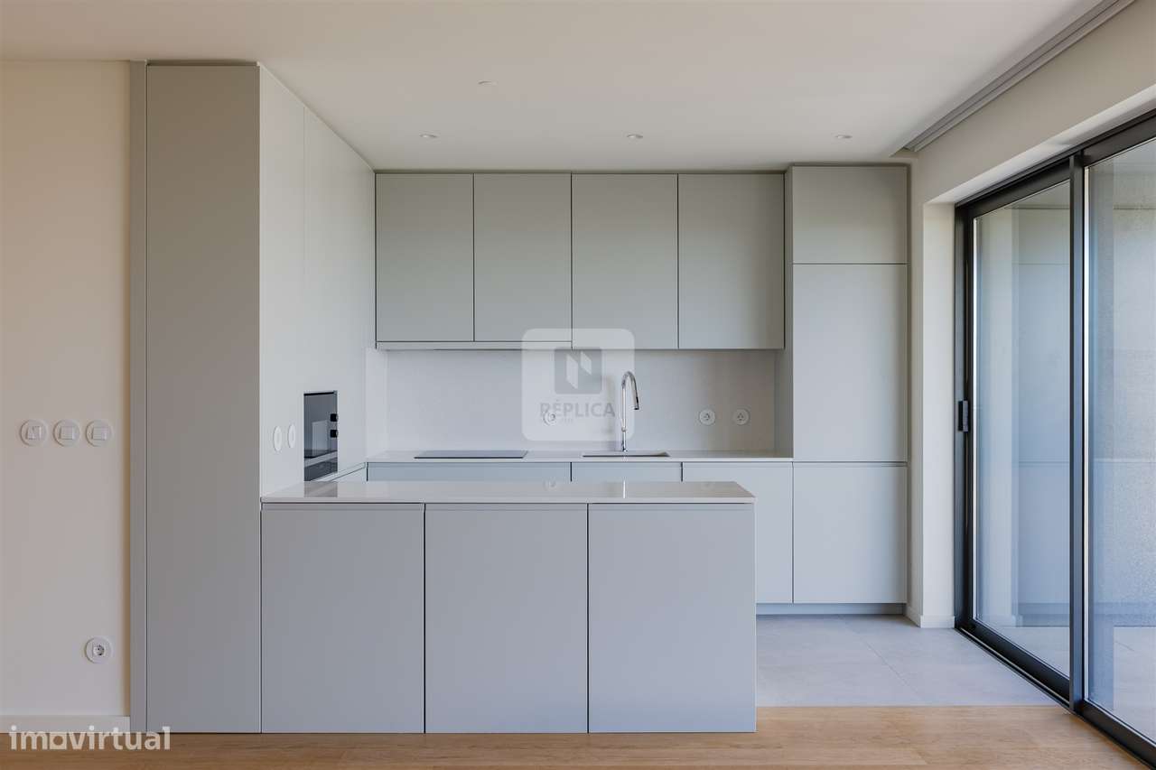 T3 com Varanda Vistas Mar Canidelo | T3 Gaia | Apartamento Le Parc-4