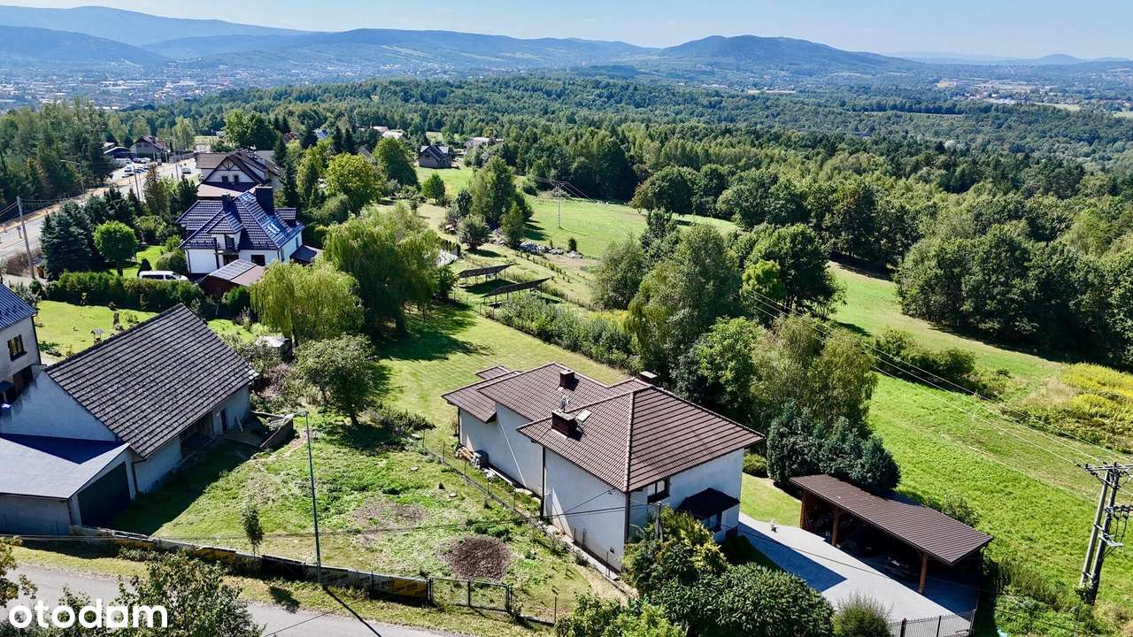 Przestronny dom (208,6 m²) na dużej działce – Borzęta k. Myślenic-15