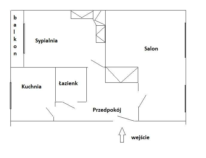 Atrakcyjne mieszkanie na 1 piętrze Os. Jana-19