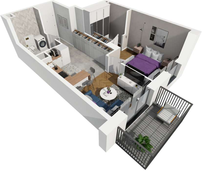 SZYBKI TERMIN | 2pok. 41m2★Garderob | Tanie MP ★Bulwary nad Brdą >3min-8