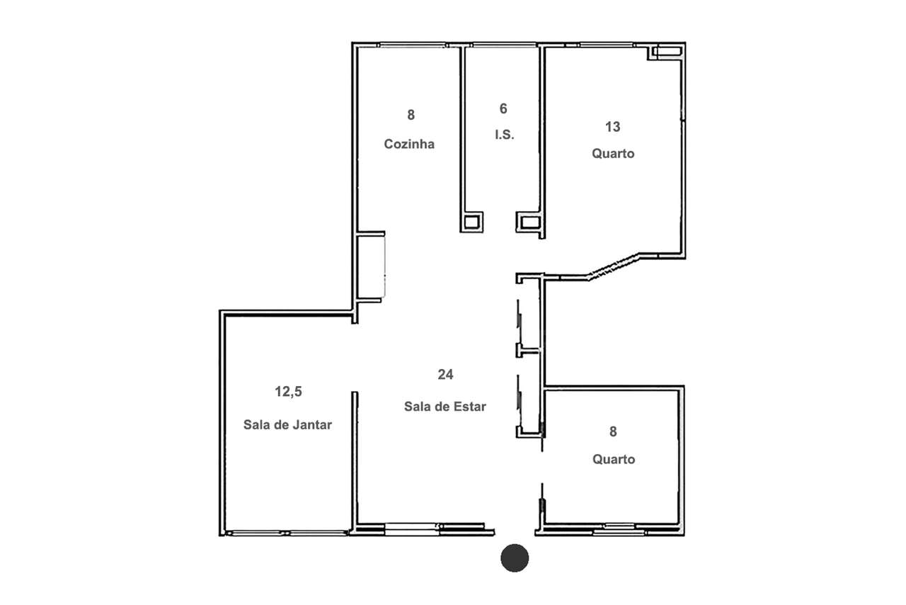 Andar de Moradia - T2+1 – Centro Cascais – Bairro Bem Lembrados-29