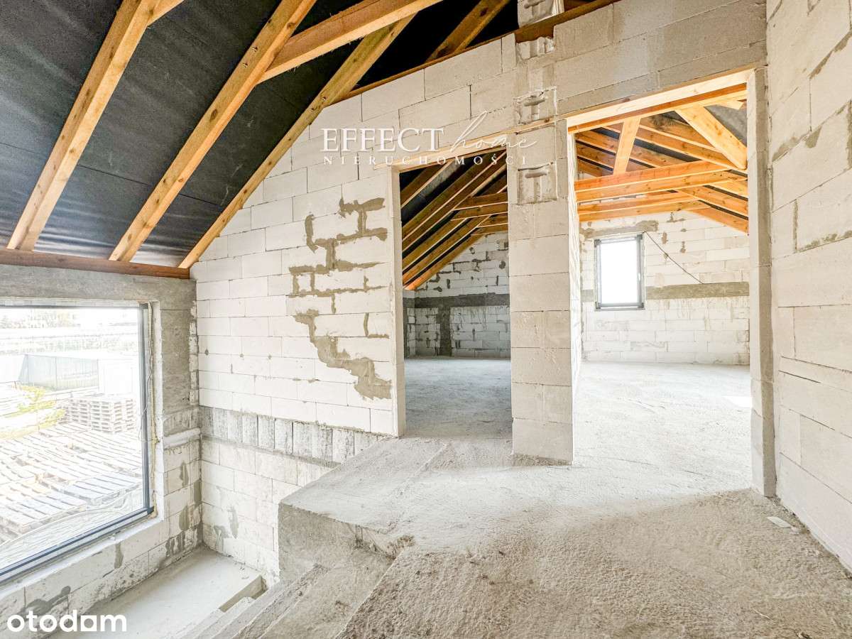 Dom w stanie surowym zamkniętym przy lesie-9