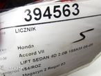 LICZNIK HONDA ACCORD VII (CL, CN) 2003 - 2012 2.0 (CL7) 114 kW [155 KM] benzyna 2003 - 2008 - 5