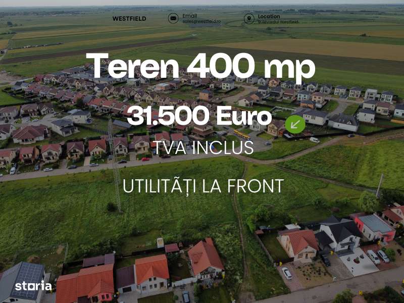 Teren de vânzare în Arad, 400 mp, direct de la dezvoltator-0