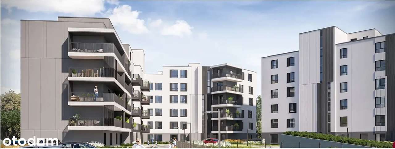 3-4-pokojowe mieszkanie z balkonem! Parking, komórka, balkon 17 m²! - Widok 5