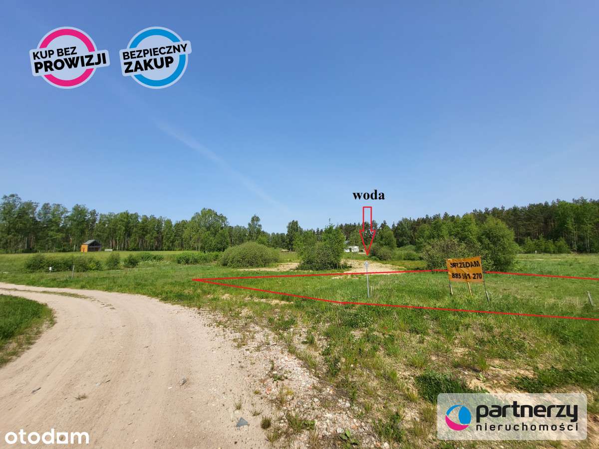 Działka mieszkaniowa 1012m2 z wodą na działce - Pełny obrazek: 4/11