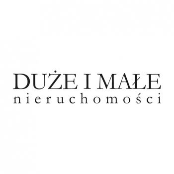 DUŻE i MAŁE  Nieruchomości Logo