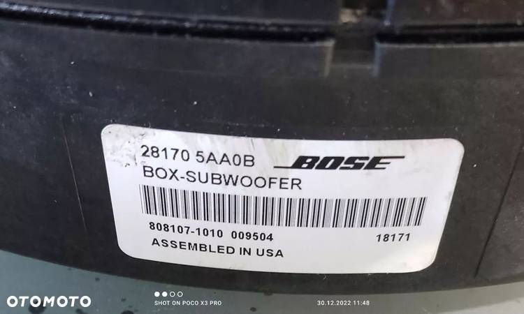 Nagłośnienie bose nissan Qashqai j11 komplet - 3