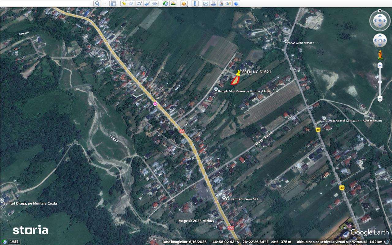 Teren 761mp de vânzare în oraș, acces asfaltat - Imagine principală: 4/4