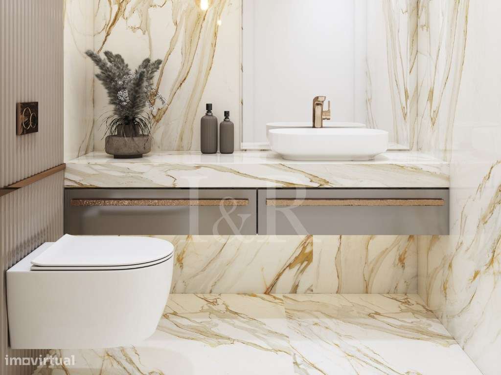 Apartamento T4 com varanda, estacionamento e arrecadação, Av. Novas... - Grande imagem: 3/24