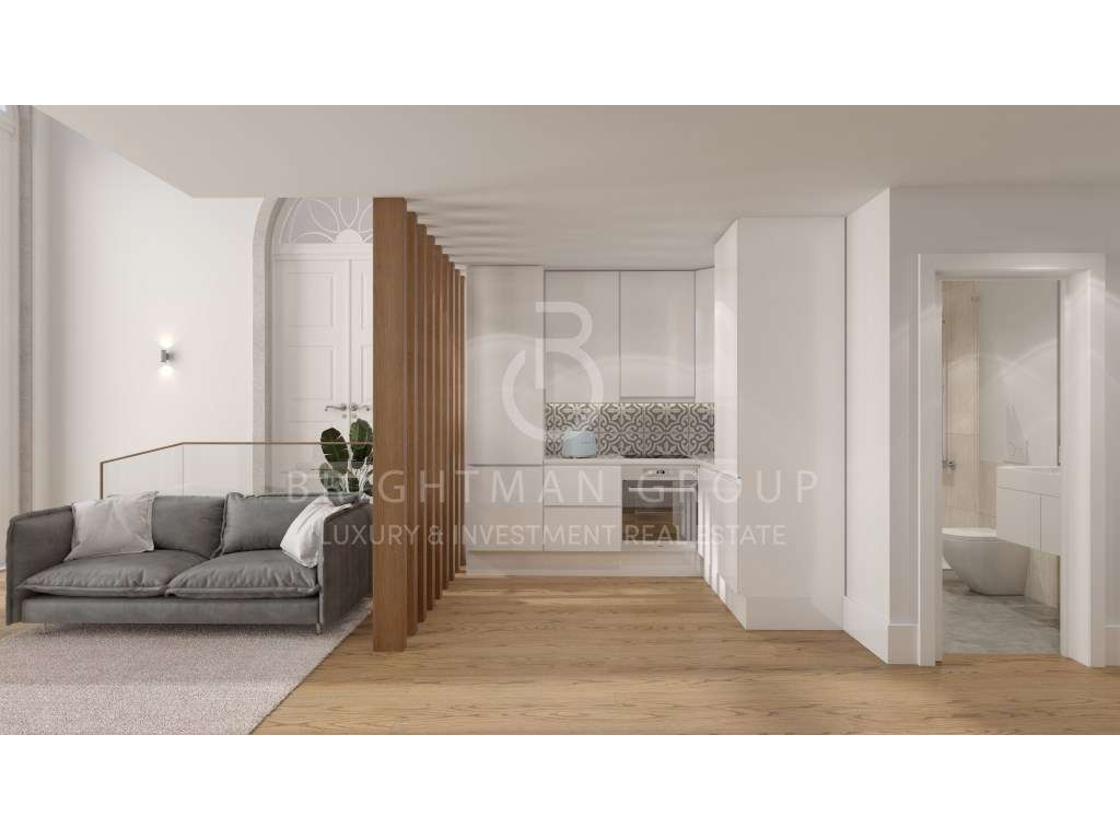 Loft T1 com terraço no Palácio Fervença, no Porto - Grande imagem: 5/45