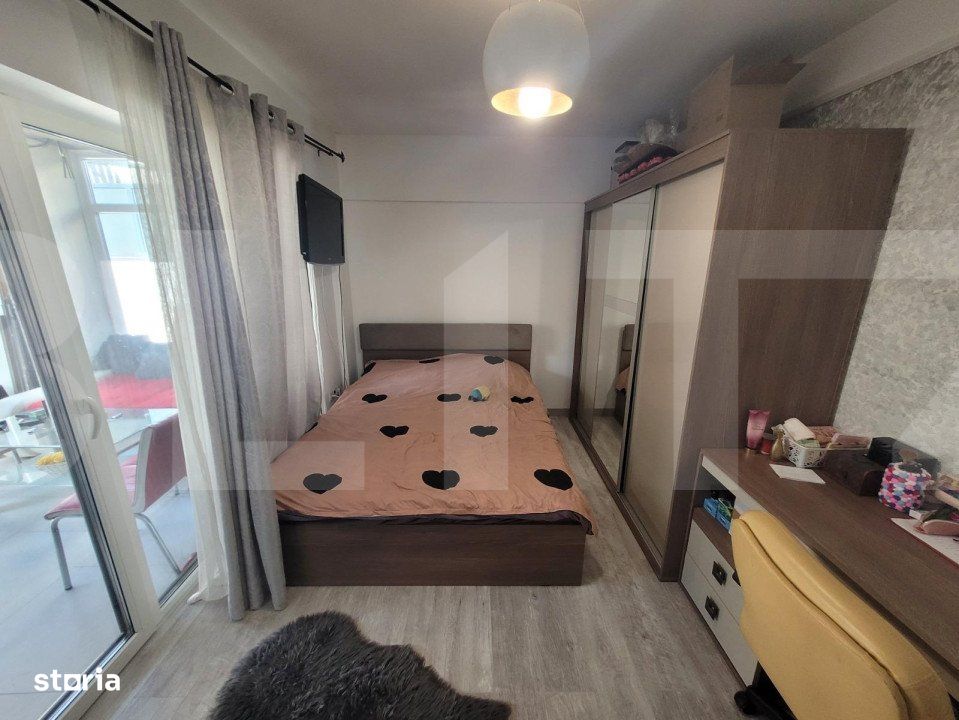 Apartament 3 camere, decomandat, 62mp, terasa de 55mp, zona Oasului