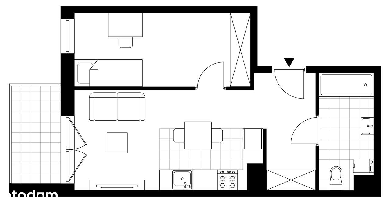 Apartamenty Gościnna 2 | mieszkanie 2-pok. | 72 - Pełny obrazek: 4/9