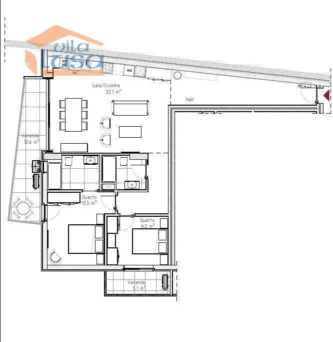 Apartamento T2 em Empreendimento de Referência  Mafamude, Vila Nova... - Grande imagem: 3/23
