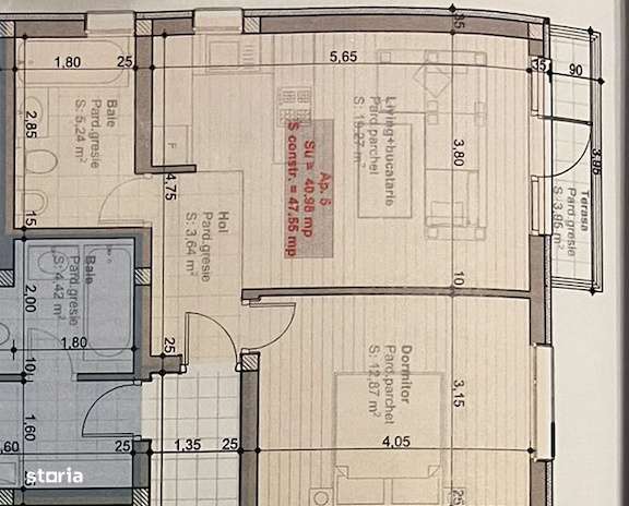 Apartament 2 camere, 41 mp, zona Independentei - Imagine principală: 2/19