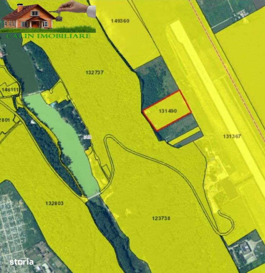 DE VANZARE Teren AEROPORT 30.000mp 149 Euro/mp - Imagine principală: 1/1