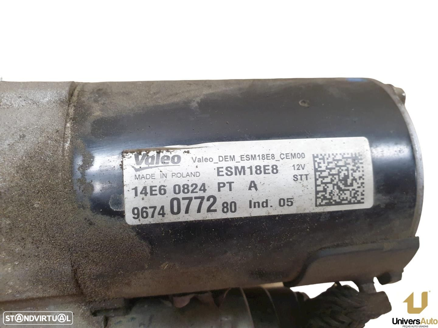 MOTOR ARRANQUE PEUGEOT 2008 2016 -9674077280 - 3