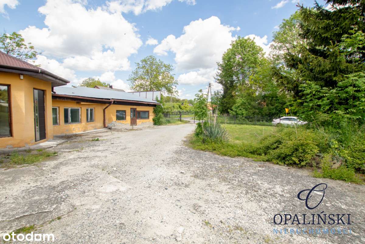 Dom | budynki usługowo produkcyjne | działka 36ar-9