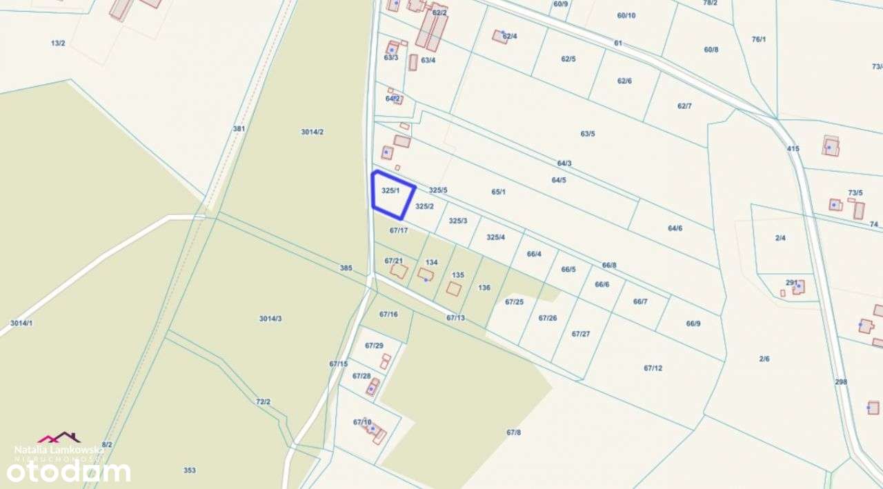 DZIAŁKI Z WARUNKAMI ZABUDOWY*Krusze gmina Warlubie - Pełny obrazek: 4/4