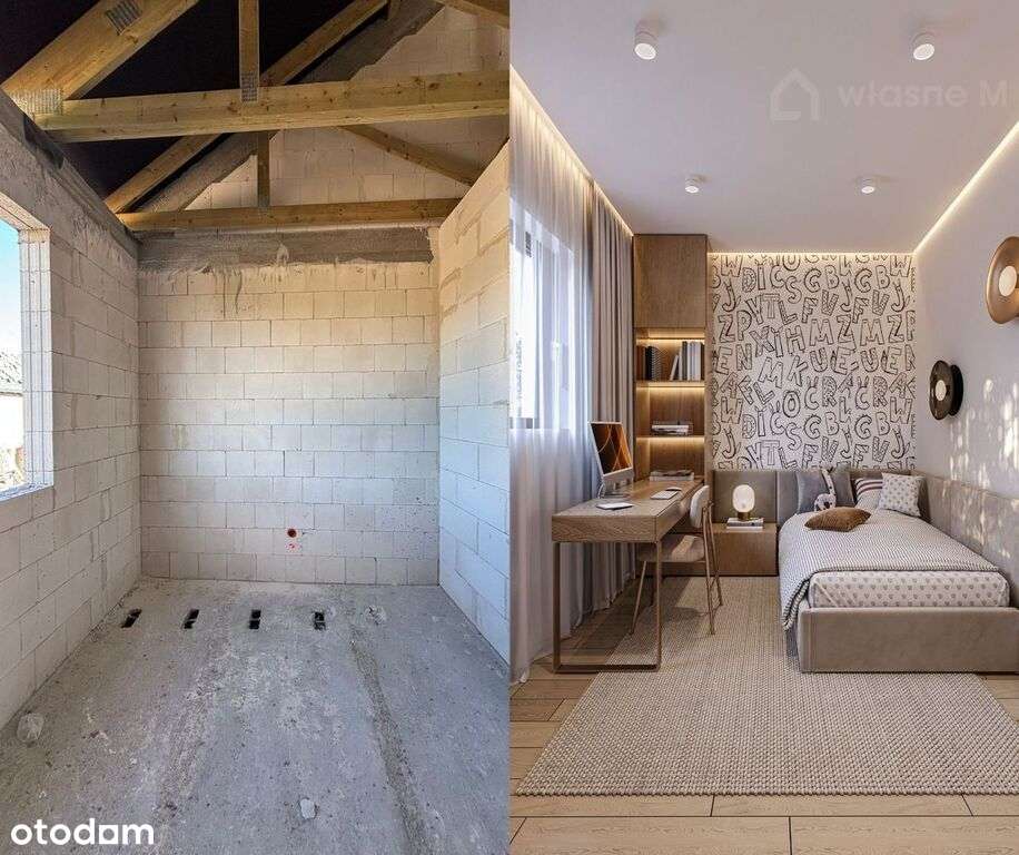 Duży balkon 8m ✅ ogrzewanie podłogowe ✅ strych 18m-5