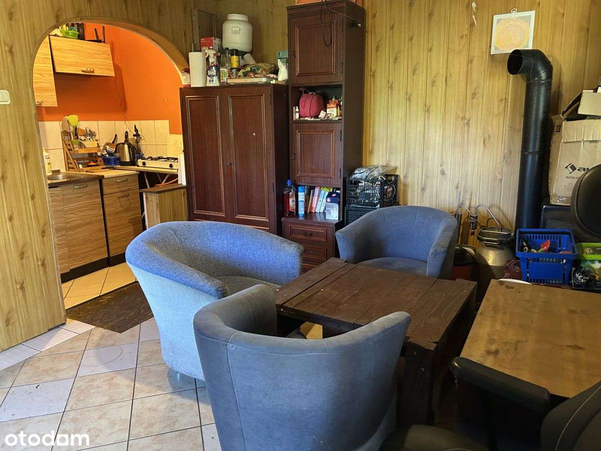 Działka Rod z murowanym domkiem i wędzarnią-9