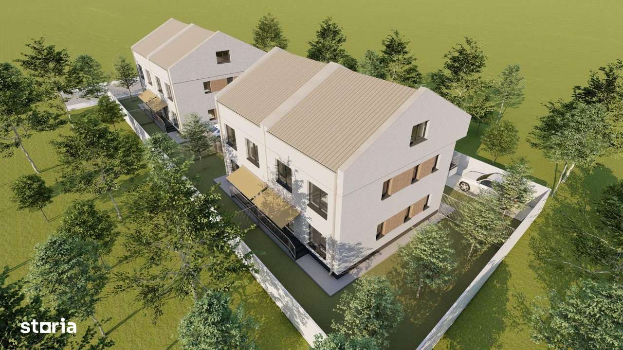 vila duplex-5cam.-2parc.-curte lib.-125mp/centru Popesti Leordeni - Imagine principală: 4/18